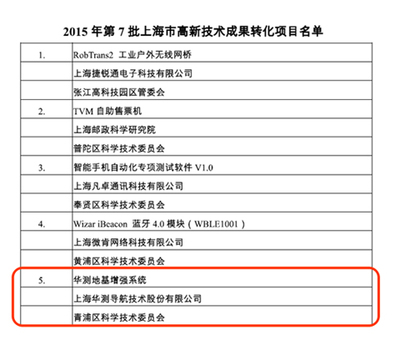 華測北斗地基增強(qiáng)系統(tǒng)獲上海高新技術(shù)項(xiàng)目認(rèn)定 技術(shù)實(shí)力與本地服務(wù)雙輪驅(qū)動(dòng)